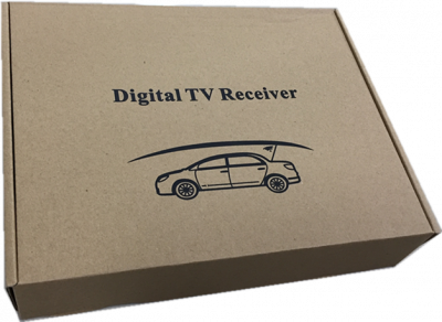 Внешний цифровой ТВ-тюнер Carmedia DVB-t2 2 антенны для РФ до 80 км/ч с возможностью управления с экрана ГУ KR/QR/KD