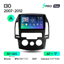 Штатная магнитола Teyes SPRO+ для Hyundai i30 1 FD 2007 - 2012 на Android 10 A 4G+WiFi 3Gb + 32Gb