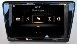 Штатная магнитола Carmedia MIB-9074 для SKODA RAPID 2013+ MQB на Android
