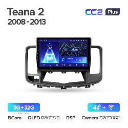 Штатная магнитола Teyes CC2PLUS для Nissan Teana J32 2008-2013 на Android 10 4G+WiFi 3Gb + 32Gb