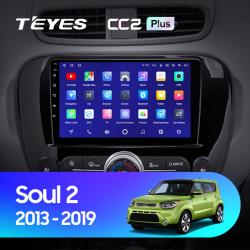 Штатная магнитола Teyes CC2PLUS для Kia Soul 2 PS 2013-2019 на Android 10
