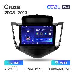 Штатная магнитола Teyes CC2L PLUS для Chevrolet Cruze J300 2008-2014 на Android 8.1 WiFi 1Gb + 16Gb