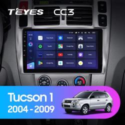 Штатная магнитола Teyes CC3 для Hyundai Tucson 1 2004-2009 на Android 10