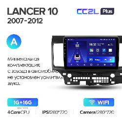 Штатная магнитола Teyes CC2L PLUS для Mitsubishi Lancer 10 CY 2007-2012 на Android 8.1 A WiFi 1Gb + 16Gb