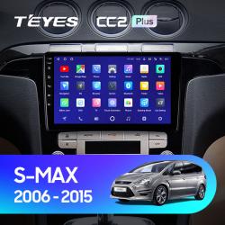 Штатная магнитола Teyes CC2PLUS для Ford S-MAX 1 2006-2015 на Android 10