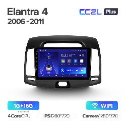 Штатная магнитола Teyes CC2L PLUS для Hyundai Elantra 4 HD 2006-2012 на Android 8.1 WiFi 1Gb + 16Gb