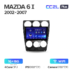 Штатная магнитола Teyes CC2L PLUS для Mazda 6 GH 2006-2012 на Android 8.1 A WiFi 1Gb + 16Gb