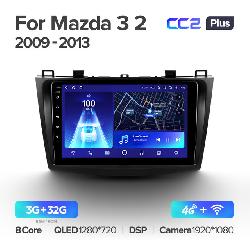 Штатная магнитола Teyes CC2PLUS для Mazda 3 II 2009-2013 на Android 10 4G+WiFi 3Gb + 32Gb