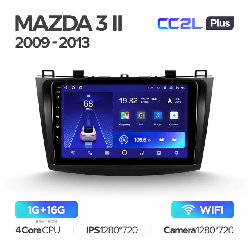 Штатная магнитола Teyes CC2L PLUS для Mazda 3 II 2009-2013 на Android 8.1 WiFi 1Gb + 16Gb