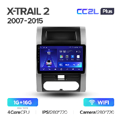 Штатная магнитола Teyes CC2L PLUS для Nissan X-Trail 2 T31 2007-2014 на Android 8.1 WiFi 1Gb + 16Gb