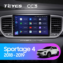 Штатная магнитола Teyes CC3 для KIA Sportage 4 QL 2018-2019 на Android 10