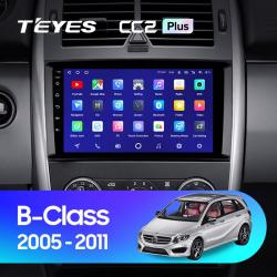 Штатная магнитола Teyes CC2PLUS для Mercedes-Benz B-Class T245 2005-2011 на Android 10