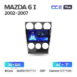 Штатная магнитола Teyes CC2PLUS для Mazda 6 GH 2006-2012 на Android 10 A 4G+WiFi 3Gb + 32Gb