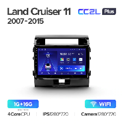 Штатная магнитола Teyes CC2L PLUS для Toyota Land Cruiser 200 2007-2015 на Android 8.1 WiFi 1Gb + 16Gb