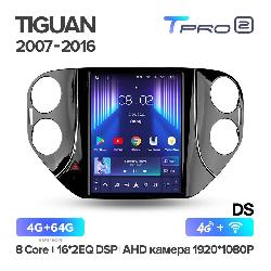 Штатная магнитола Teyes TPRO2 для Volkswagen Tiguan 1 NF 2007-2016 на Android 10 4G+WiFi 4Gb + 64Gb