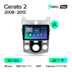 Штатная магнитола Teyes SPRO+ для KIA Cerato 2 TD 2008-2013 на Android 10 A 4G+WiFi 3Gb + 32Gb