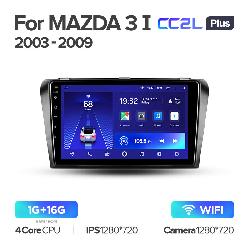 Штатная магнитола Teyes CC2L PLUS для Mazda 3 BK 2003-2013 на Android 8.1 WiFi 1Gb + 16Gb