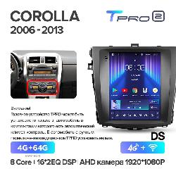 Штатная магнитола Teyes TPRO2 для Toyota Corolla 10 E140 E150 2006-2013 на Android 10 4G+WiFi 4Gb + 64Gb