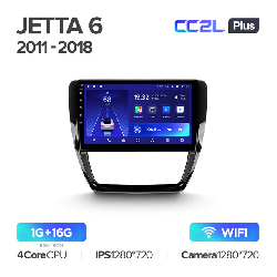 Штатная магнитола Teyes CC2L PLUS для Volkswagen Jetta 6 2011-2018 на Android 8.1 WiFi 1Gb + 16Gb