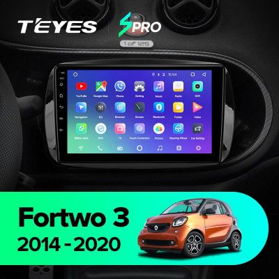 Штатная магнитола Teyes SPRO для Mercedes-Benz Smart Fortwo 3 2014-2020 на Android 8.1