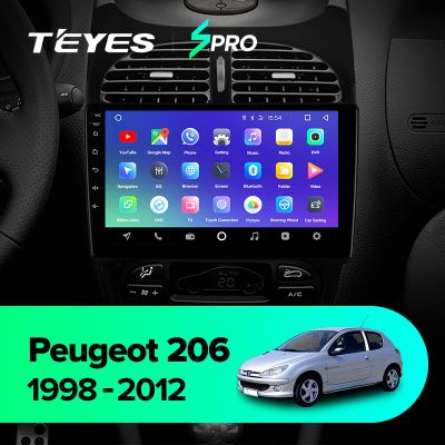 Штатная магнитола Teyes SPRO для Peugeot Peugeot 206 1 1998-2012 на Android 8.1