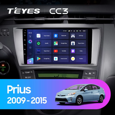 Штатная магнитола Teyes CC3 для Toyota Prius XW30 2009-2015 на Android 10