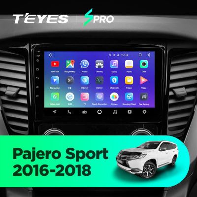 Штатная магнитола Teyes SPRO для Mitsubishi Pajero Sport 3 2016-2018 на Android 8.1