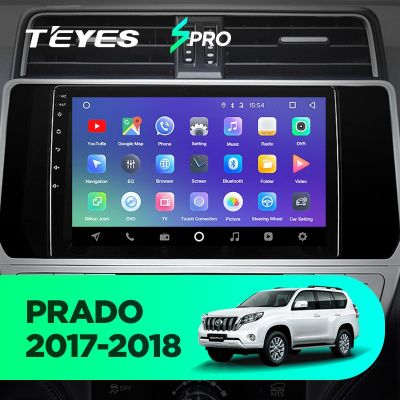 Штатная магнитола Teyes SPRO для Toyota Land Cruiser Prado J150 2017-2019 на Android 8.1