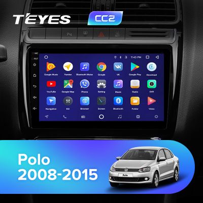 Штатная магнитола Teyes для Volkswagen Polo sedan 2008-2015 на Android 8.1