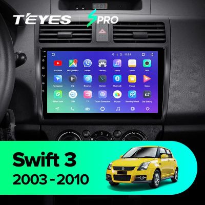 Штатная магнитола Teyes SPRO для Suzuki Swift 3 2003-2010 на Android 8.1