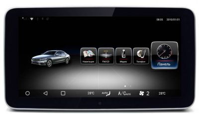 Монитор Parafar Андроид для Mercedes C-class W204 NTG 4.0 (2008-2010) (PF00A) на Android