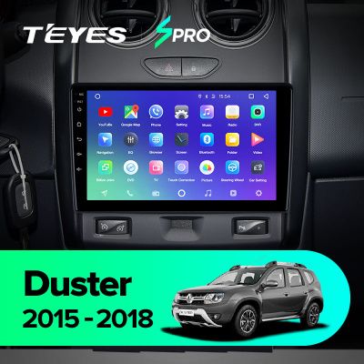 Штатная магнитола Teyes SPRO для Renault Duster 2015-2019 на Android 8.1