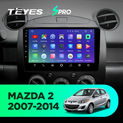 Штатная магнитола Teyes SPRO для Mazda 2 DE 2007-2014 на Android 8.1
