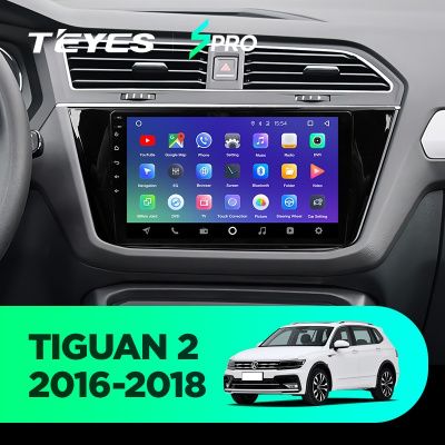Штатная магнитола Teyes SPRO для Volkswagen Tiguan 2 2016-2018 на Android 8.1