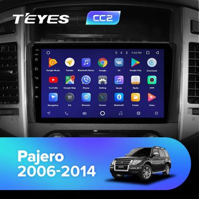 Штатная магнитола Teyes для Mitsubishi Pajero 4 2006-2014 на Android 8.1
