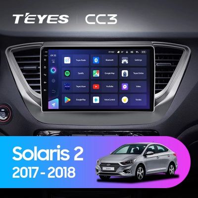 Штатная магнитола Teyes CC3 для Hyundai Solaris 2 2017-2018 на Android 10