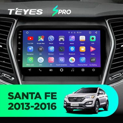 Штатная магнитола Teyes SPRO для Hyundai Santa Fe 3 2013-2016 на Android 8.1