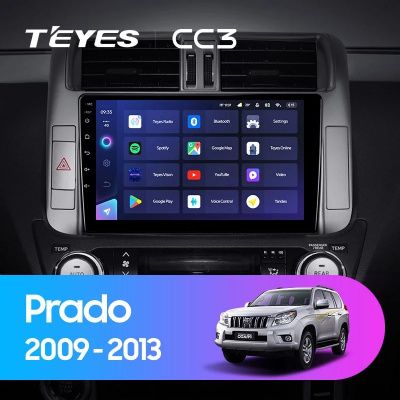 Штатная магнитола Teyes CC3 для Toyota Land Cruiser Prado 150 2009-2013 на Android 10