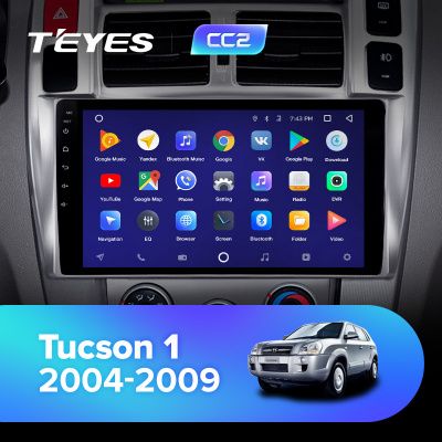 Штатная магнитола Teyes для Hyundai Tucson 1 2004-2009 на Android 8.1