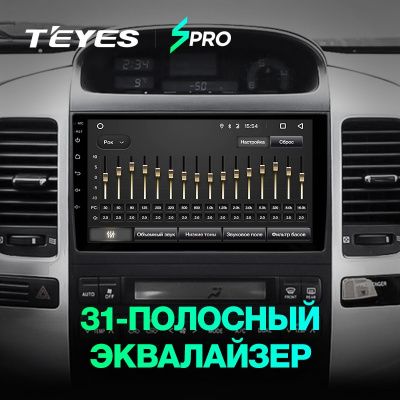 Штатная магнитола Teyes SPRO для Toyota Land Cruiser Prado 3 J120 2004-2009 на Android 8.1