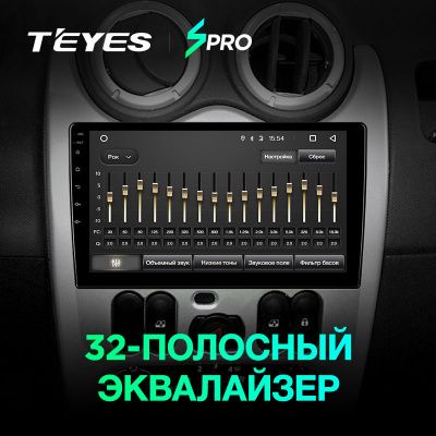 Штатная магнитола Teyes SPRO для Renault Logan/Sandero 1 2010-2014 на Android 8.1