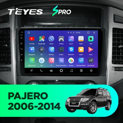 Штатная магнитола Teyes SPRO для Mitsubishi Pajero 4 2006-2014 на Android 8.1
