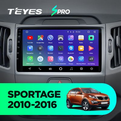 Штатная магнитола Teyes SPRO для KIA Sportage 3 SL 2010-2016 на Android 8.1