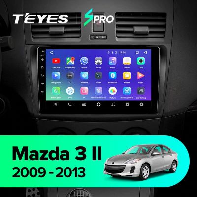Штатная магнитола Teyes SPRO для Mazda 3 II 2009-2013 на Android 8.1