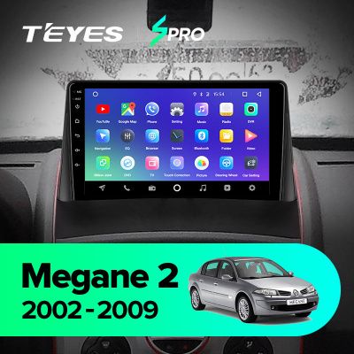 Штатная магнитола Teyes SPRO для Renault Megane 2 2002-2009 на Android 8.1
