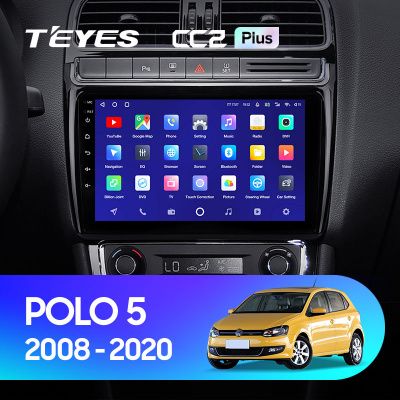 Штатная магнитола Teyes CC2PLUS для Volkswagen Polo sedan 2008-2015 на Android 10