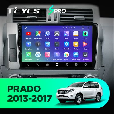 Штатная магнитола Teyes SPRO для Toyota Land Cruiser Prado J150 2013-2017 на Android 8.1