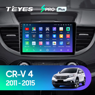 Штатная магнитола Teyes SPRO+ для Honda CRV CR-V 4 RM RE 2011-2014 на Android 10