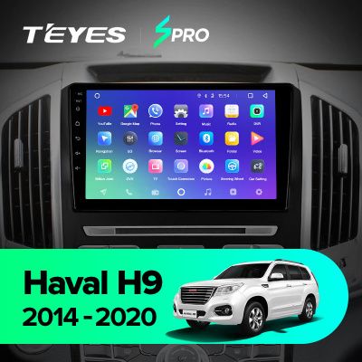 Штатная магнитола Teyes SPRO для Haval H9 2014-2020 на Android 8.1