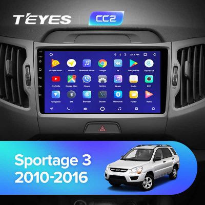 Штатная магнитола Teyes для KIA Sportage 3 SL 2010-2016 на Android 8.1